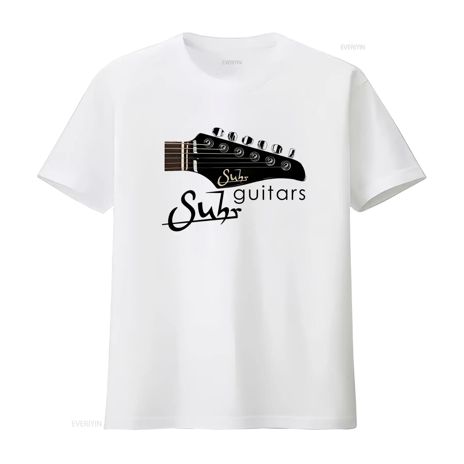 Vintage Fashion Logos - Suhr Guitars 로고 프린트 티셔츠 록