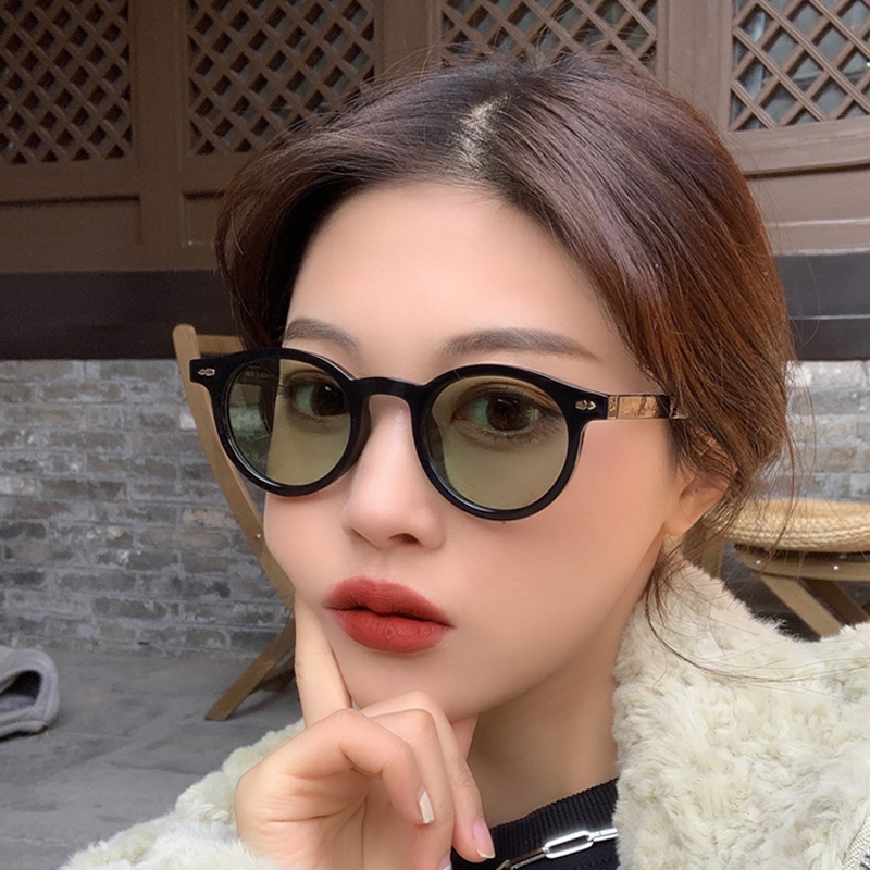Vintage Fashion Images - 남성 여성을위한 새로운 작은 원형 선글라스