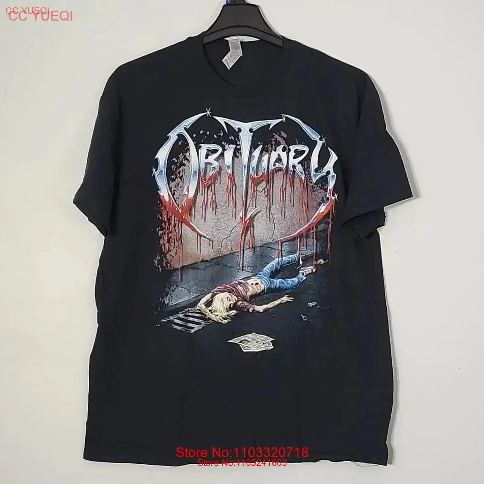 OBITUARY Slowly We Rot XL 공식 티 - Vintage Fashion Obituaries 리뷰 및 가격