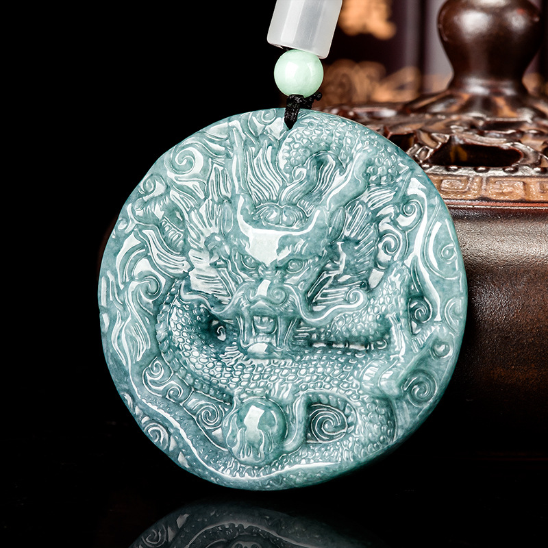 버마산 경옥 드래곤 펜던트 목걸이 여성용 선물 패션 액 - Vintage Fashion Jewelry 리뷰 및 가격