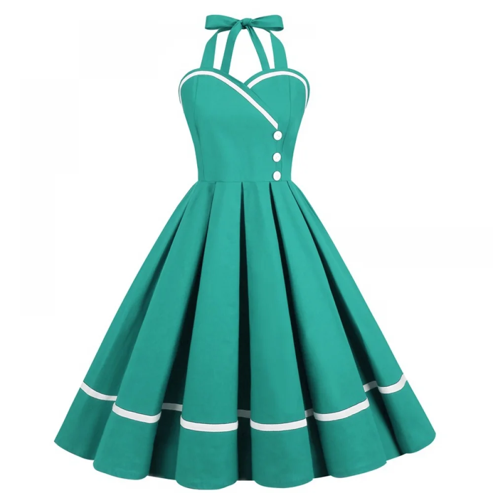 할로윈 50s 60s 80s 레트로 드레스 여성 우아한 - Vintage Fashion Women Dresses 리뷰 및 가격