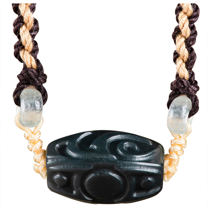 헤티안 옥 조각 비즈 펜던트 목걸이 빈티지 패션 액세서 - Vintage Fashion Jewelry 리뷰 및 가격
