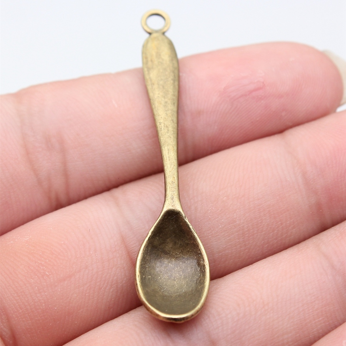 10pcs 54x11mm 5 색 스푼 참 테이블 스푼  - Vintage Fashion Jewelry 리뷰 및 가격