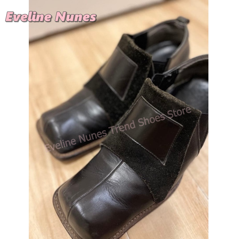 여성 레트로 스퀘어 토 패션 펌프스 청키 힐 인조 스웨 - Vintage Fashion Women Dresses 리뷰 및 가격