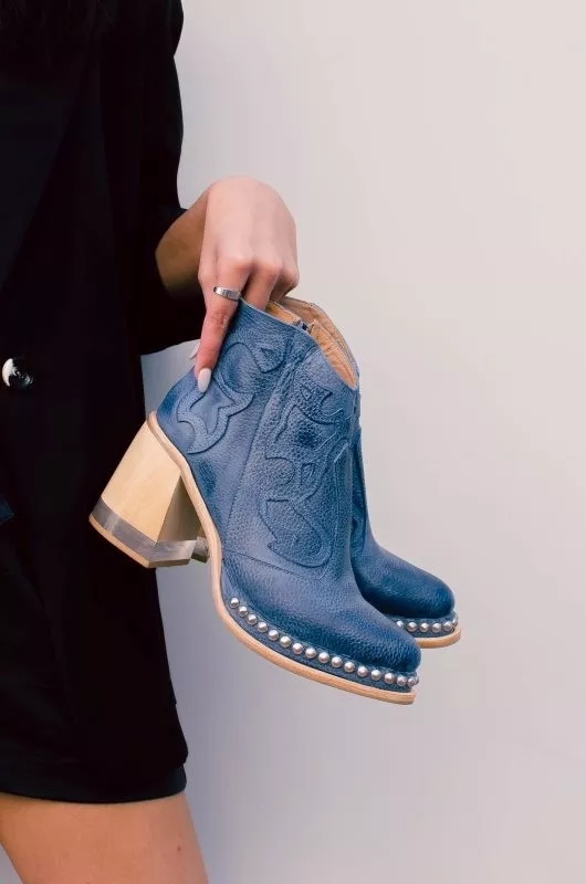 새로운 가을 겨울 여성 발목 부츠 수 놓은 빈티지 크리 - Vintage Fashion Boutique 리뷰 및 가격
