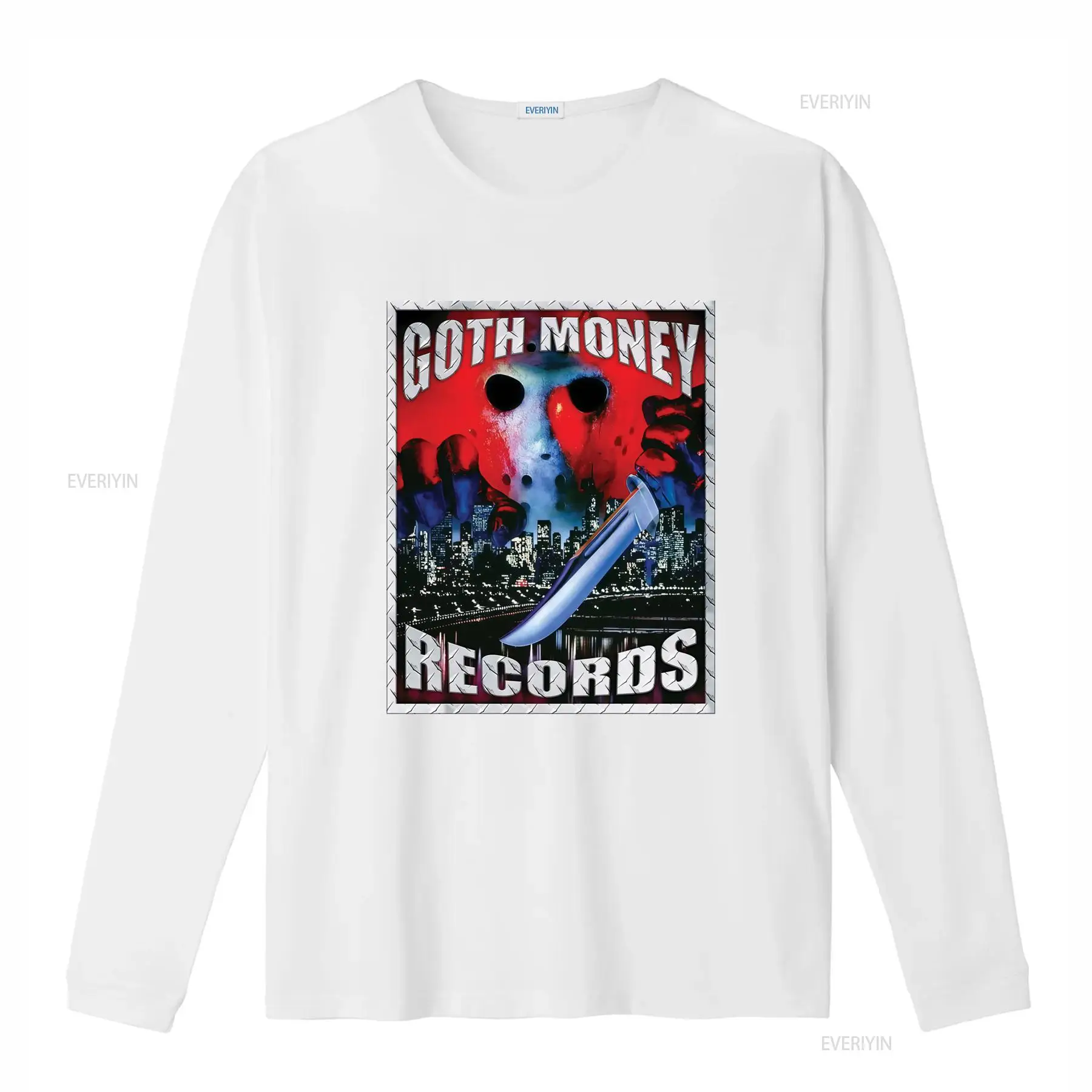 Goth Money Records 제이슨 로고 티셔츠  - Vintage Fashion Logos 리뷰 및 가격