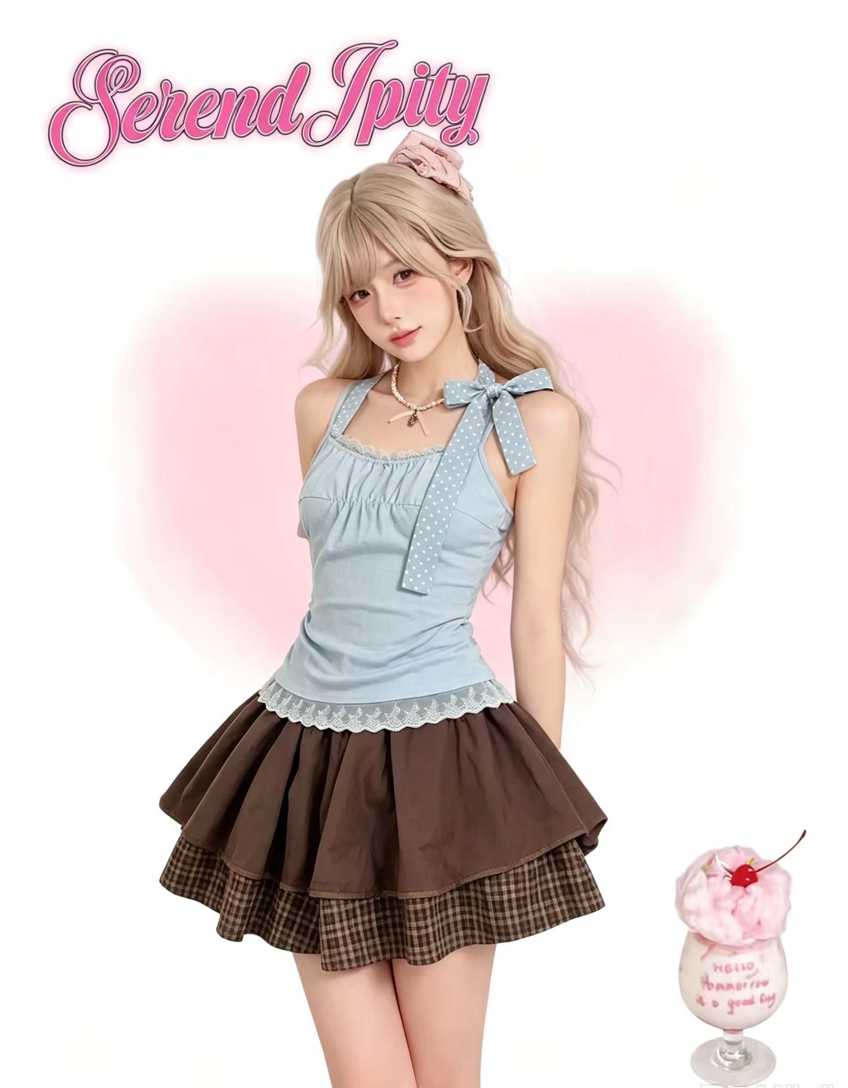 일본 하라주쿠 Y2K 빈티지 스위트 로리타 여성용 2피 - Vintage Fashion Outfit 리뷰 및 가격